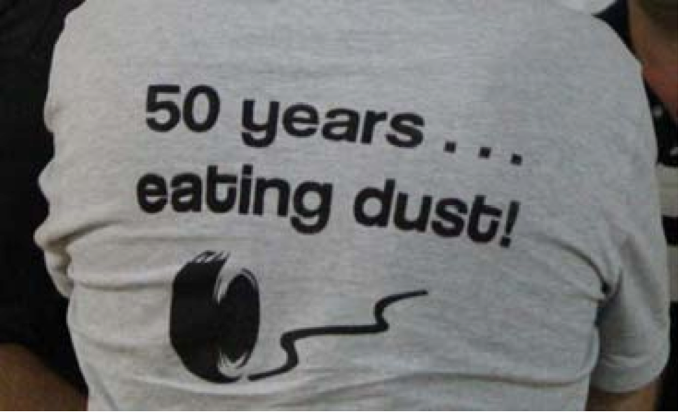 Eating dust